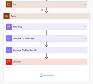 Power Automate Try-Catch Error Handling